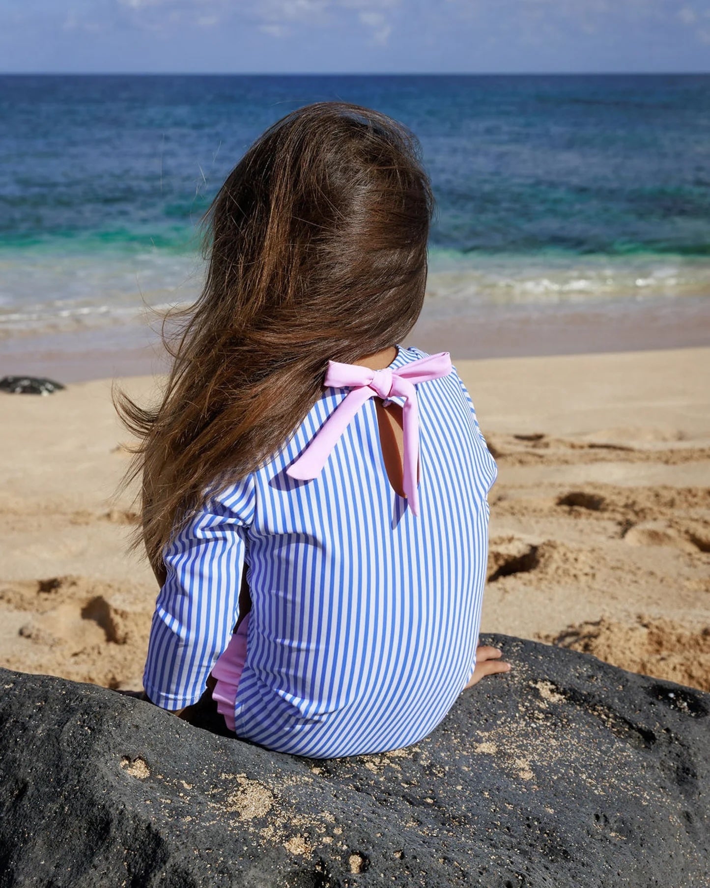 Feather 4 Arrow - Costal Cutie Surf Suit || Marina Blue