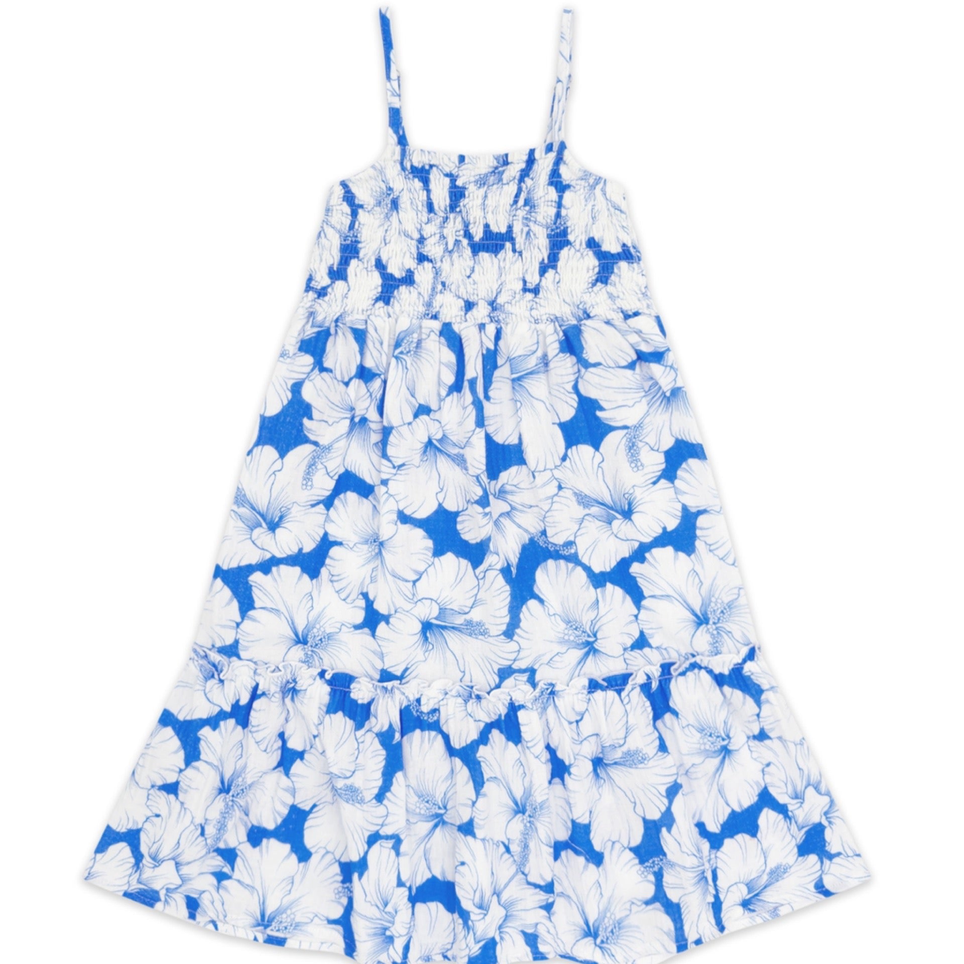 Feather 4 Arrow - Marina Smocked Dress || Marina Blue