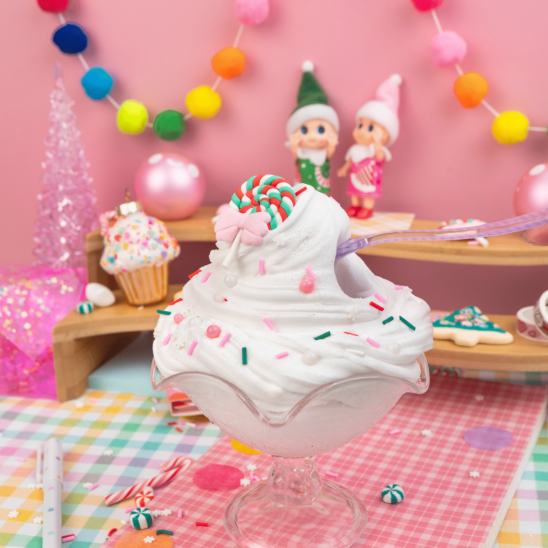 Kawaii Slime Company - Elf on a Slime Butter Signature Dome™ Slime