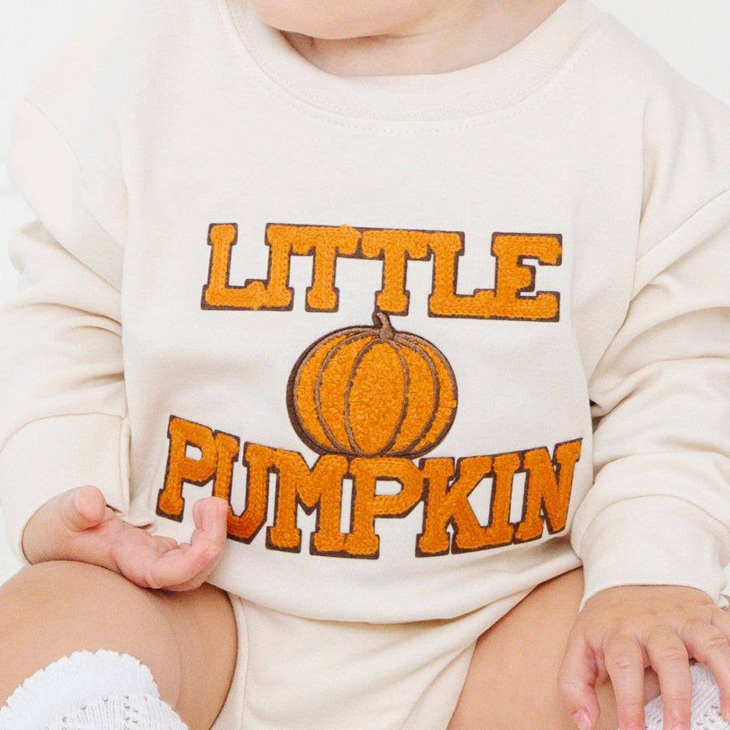 Sweet Wink - Little Pumpkin Patch Long Sleeve Romper