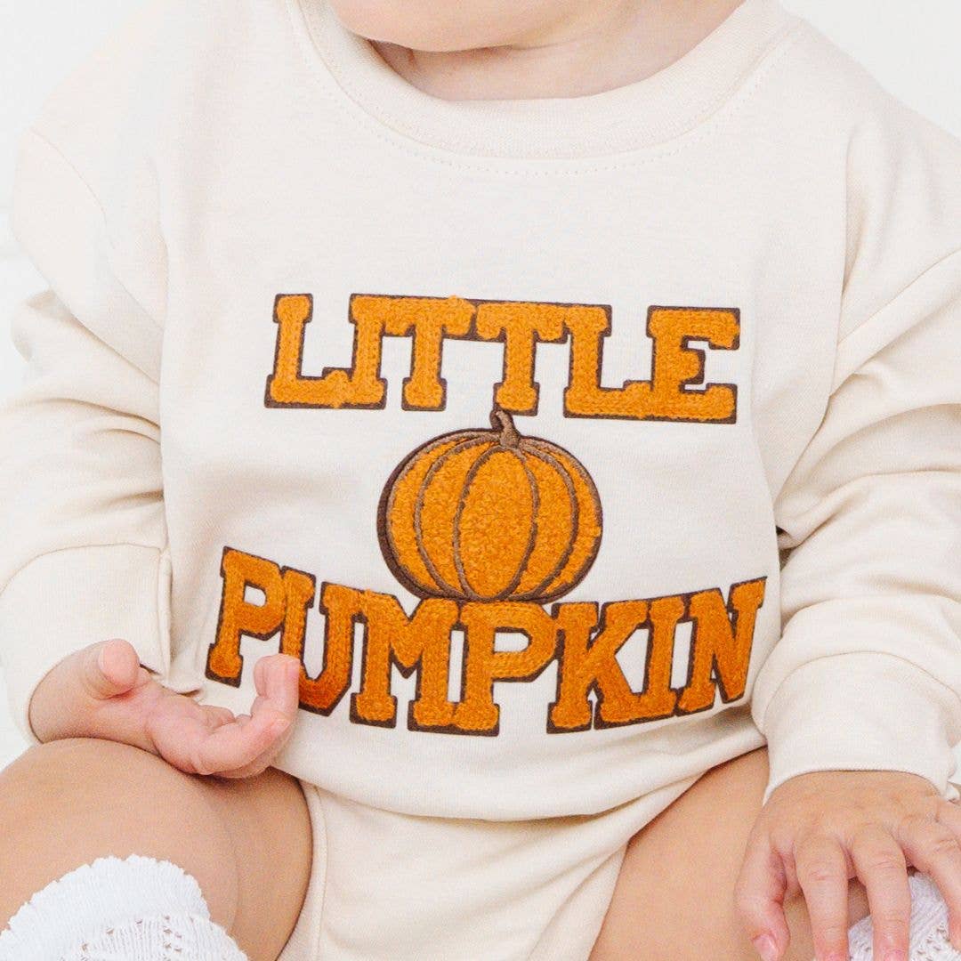 Sweet Wink - Little Pumpkin Patch Long Sleeve Romper