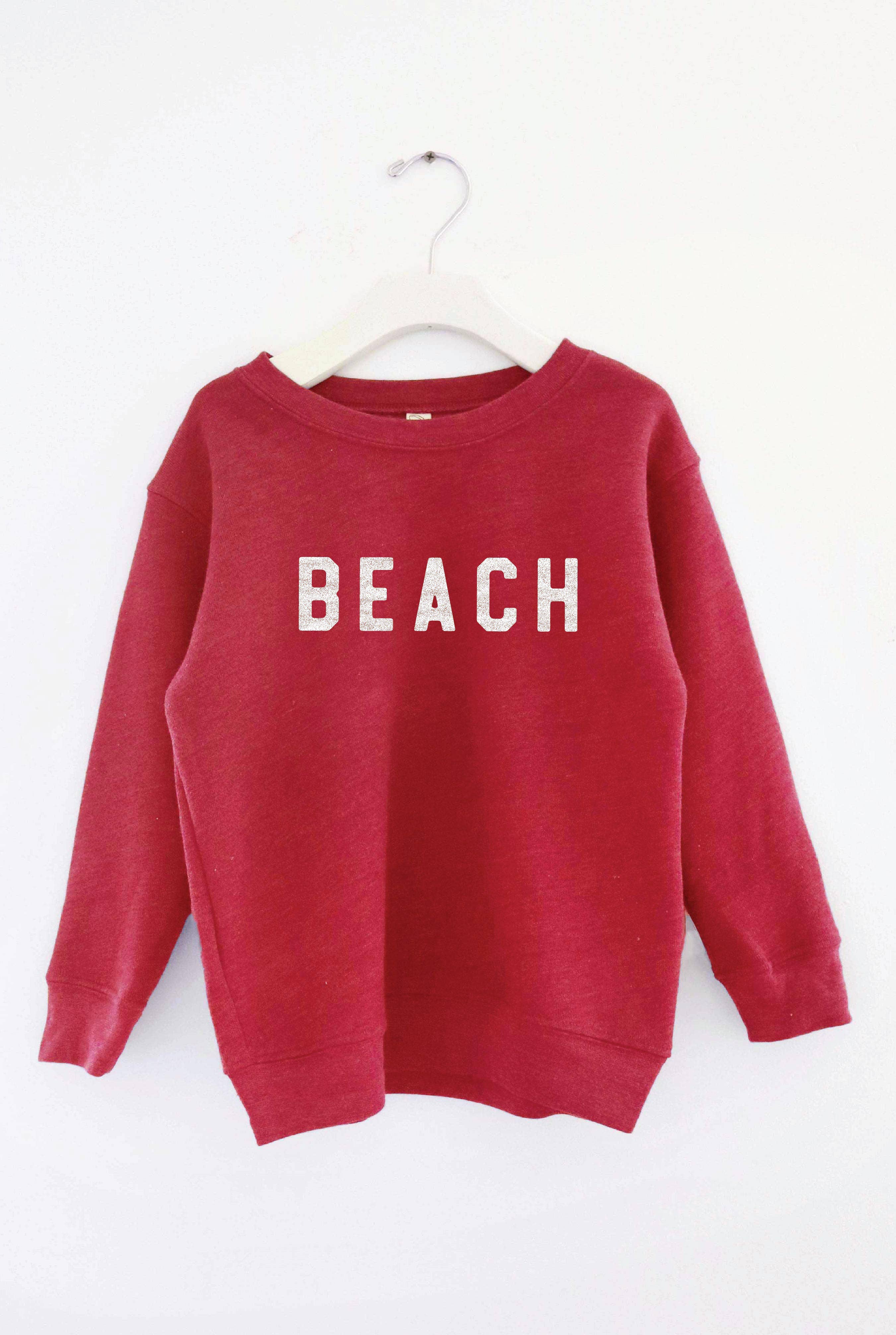 Oat Collective - Beach Graphic Sweatshirt || Athletic Heather