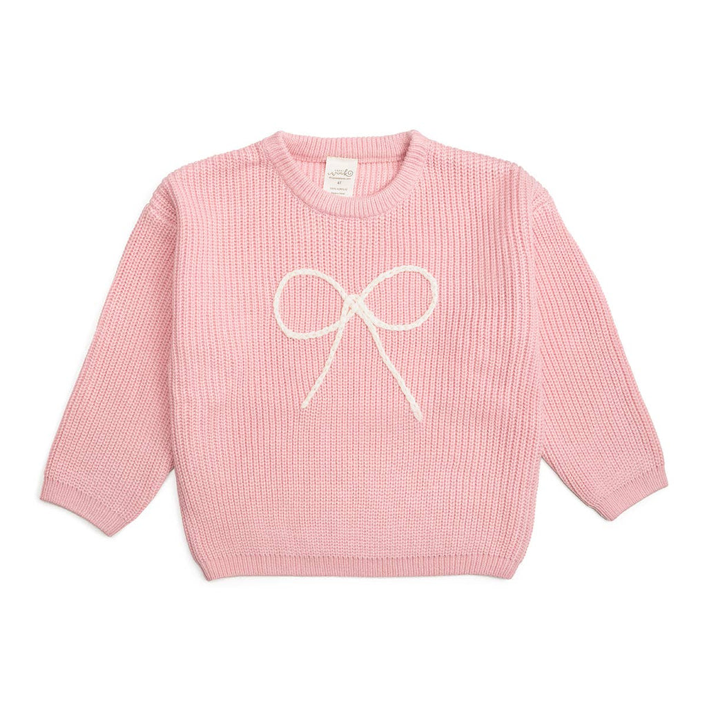 Sweet Wink || Bow Yarn Knit Sweater