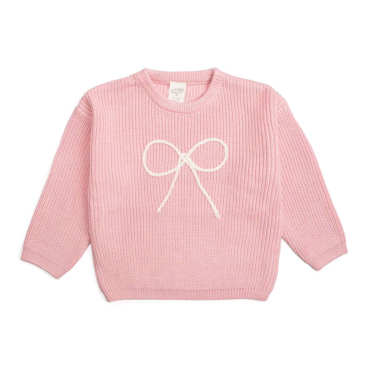 Sweet Wink || Bow Yarn Knit Sweater