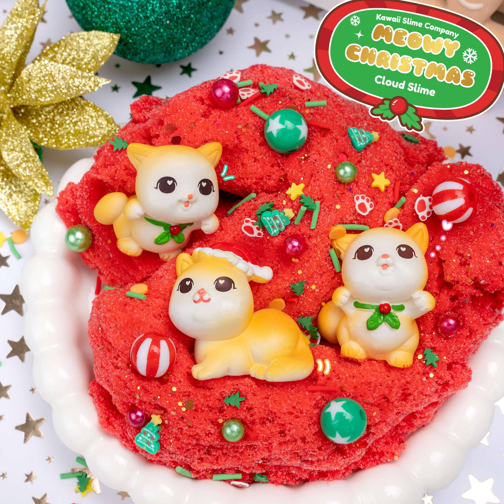 Kawaii Slime Company - Meowy Christmas Cloud Slime