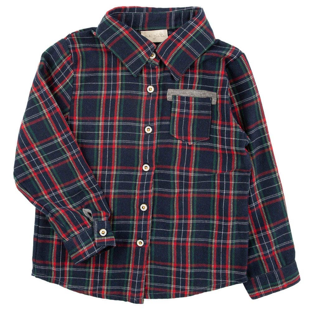 Miki Miette - Jacob Button Up Holiday Plaid