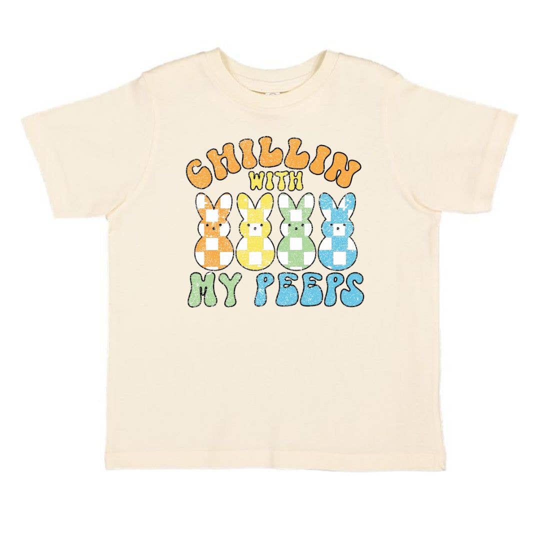 Sweet Wink - Chillin With My Peeps Easter Short Sleeve T-Shirt