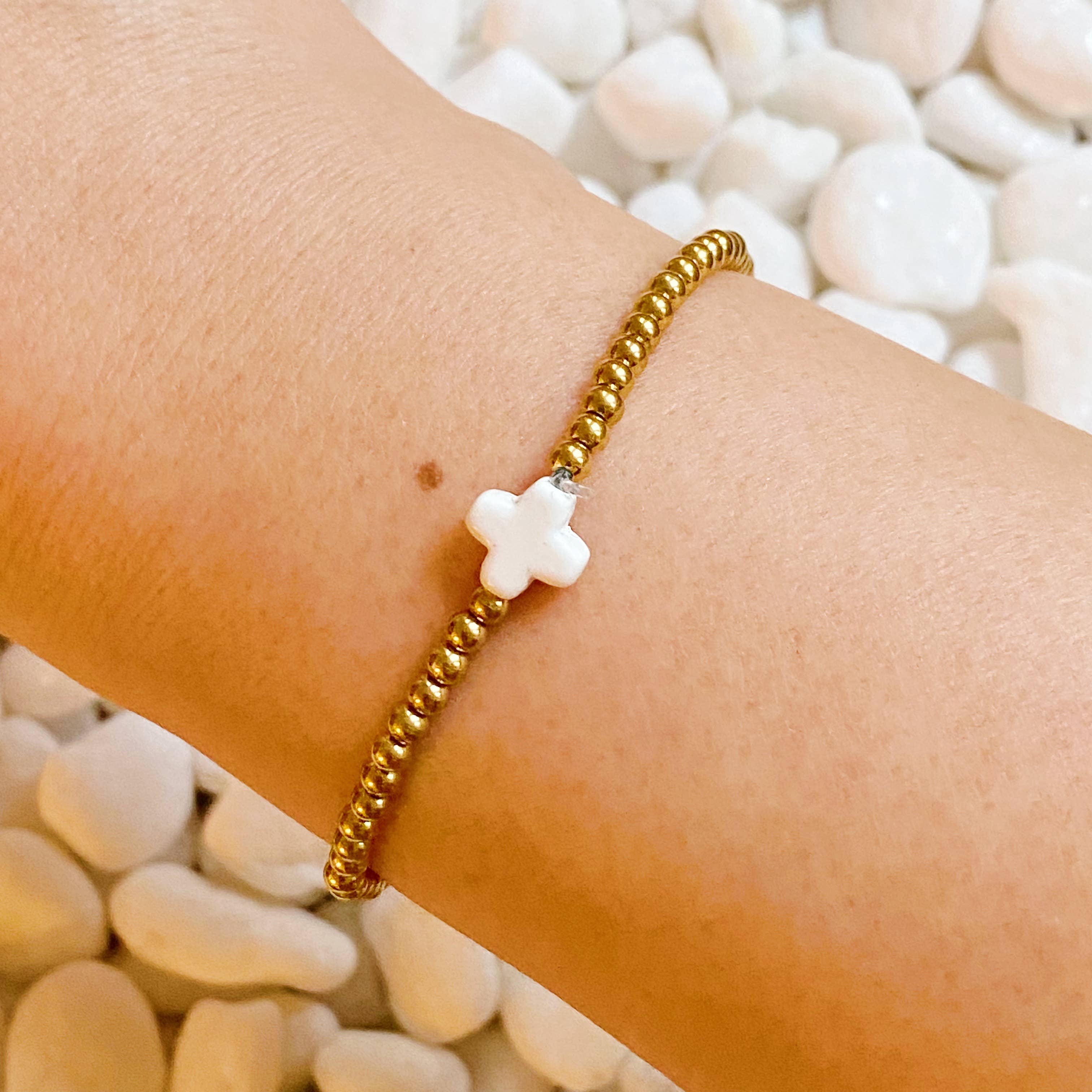 Ellison+Young - So Very Blessed Cross Bracelet