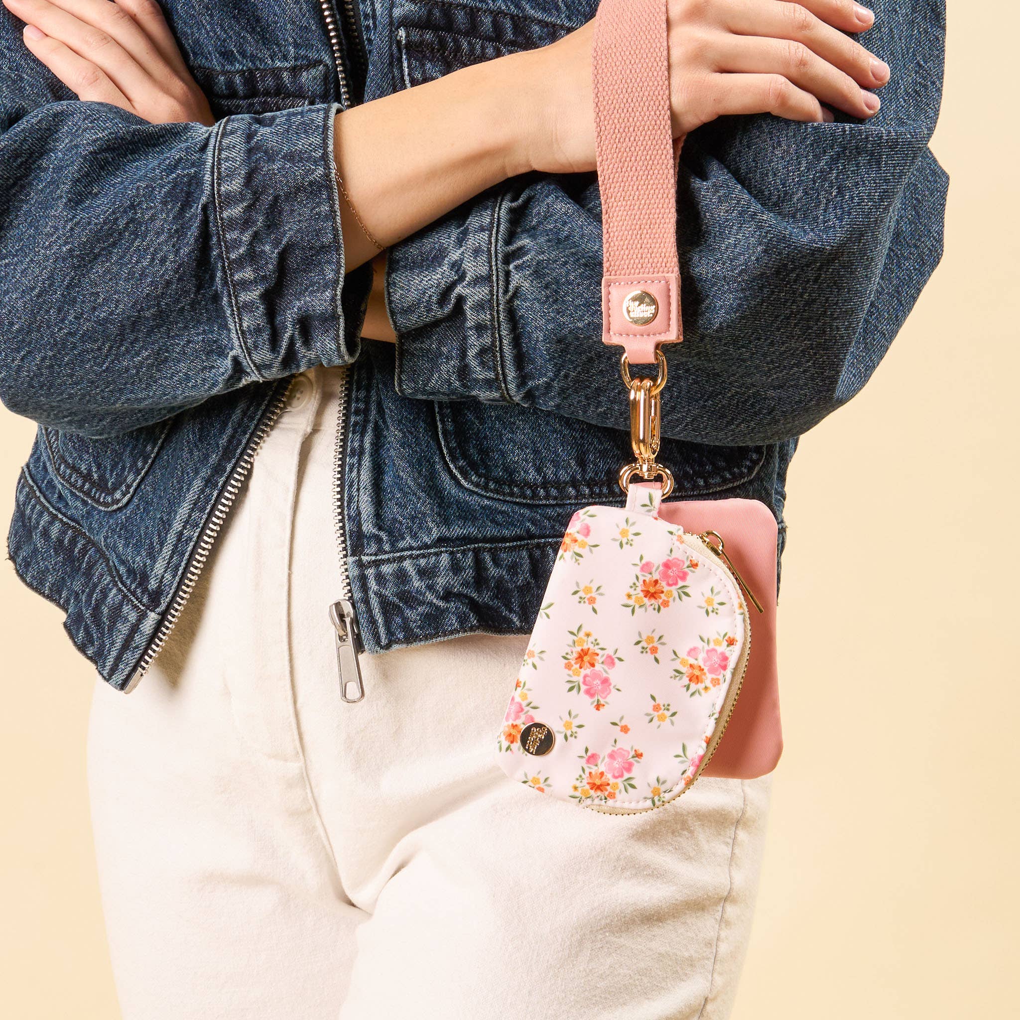 The Darling Effect - Dynamic Duo Pouch Wristlet-Endless || Daydream Cream