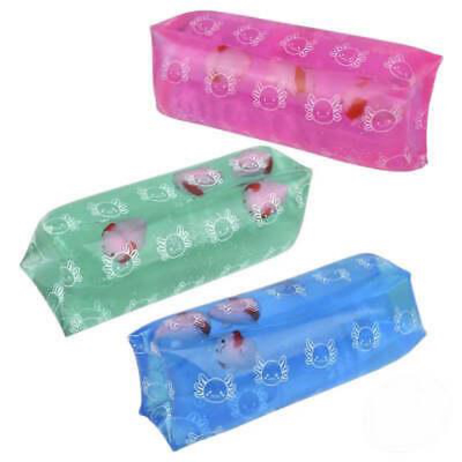 One Random Color Jumbo Axolotl Water Wiggler 5"