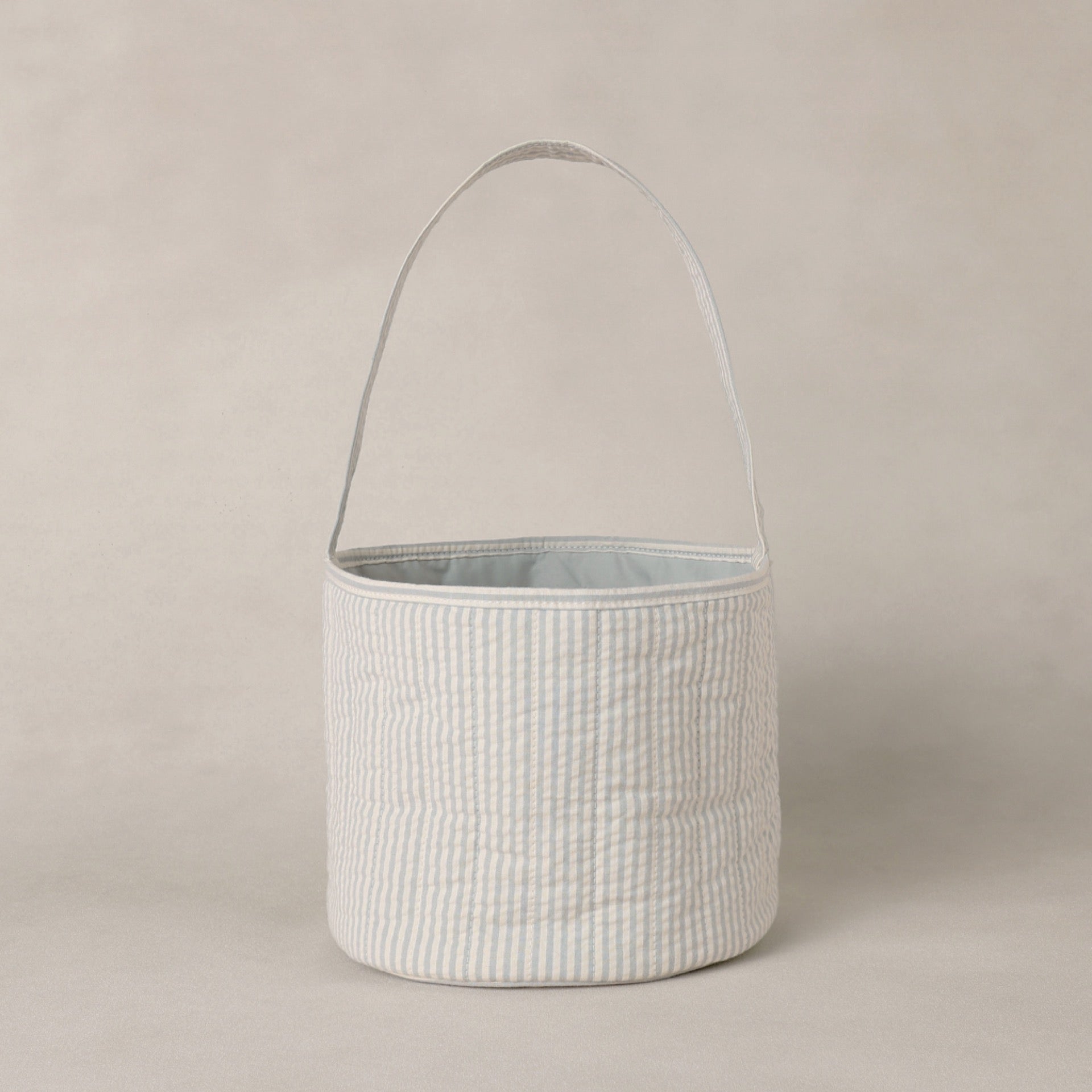 Noralee - Easter Basket || Sky Stripe Seersucker