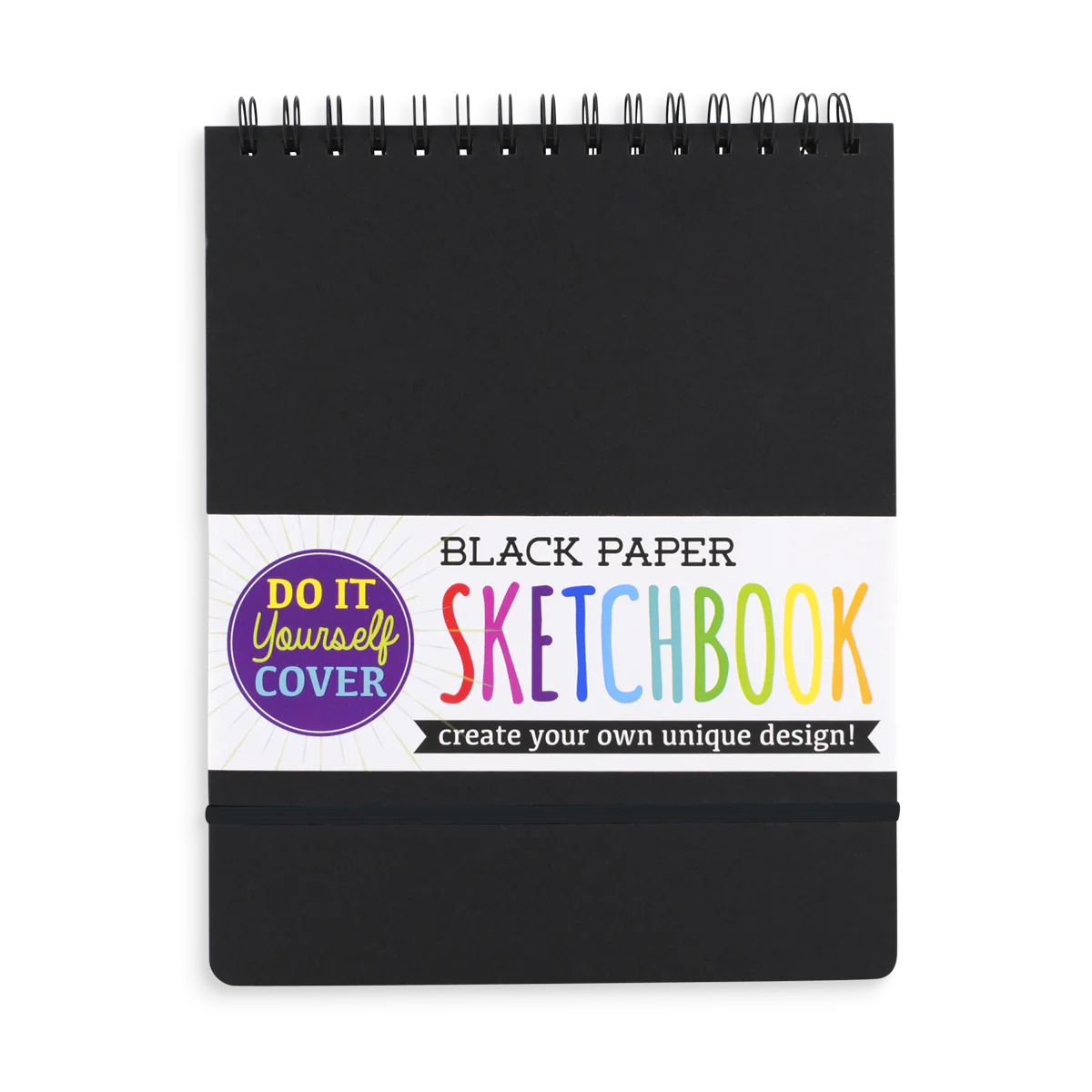 OOLY - 5" x 7.5" D.I.Y. Cover Sketchbook || Black