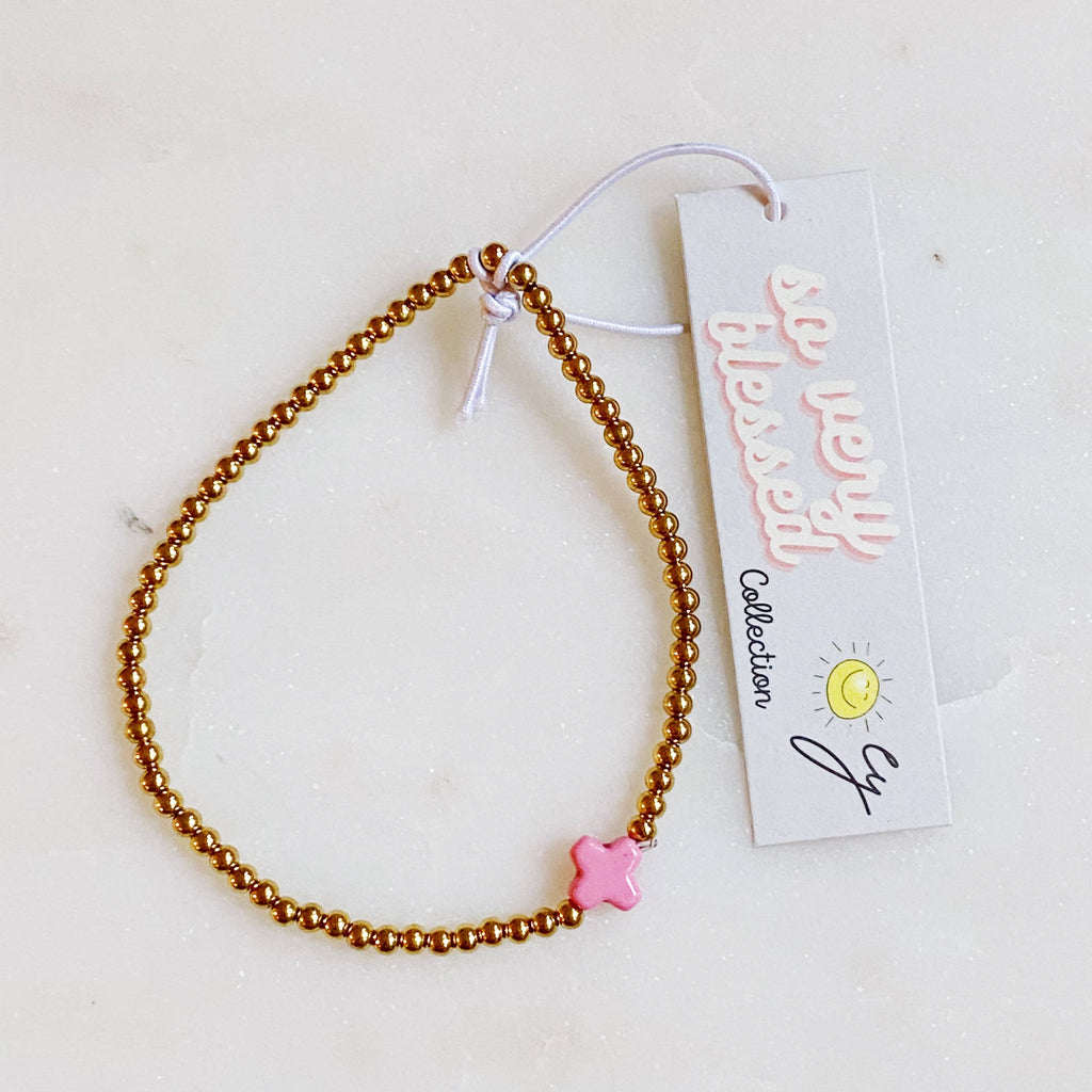 Ellison+Young - So Very Blessed Cross Bracelet