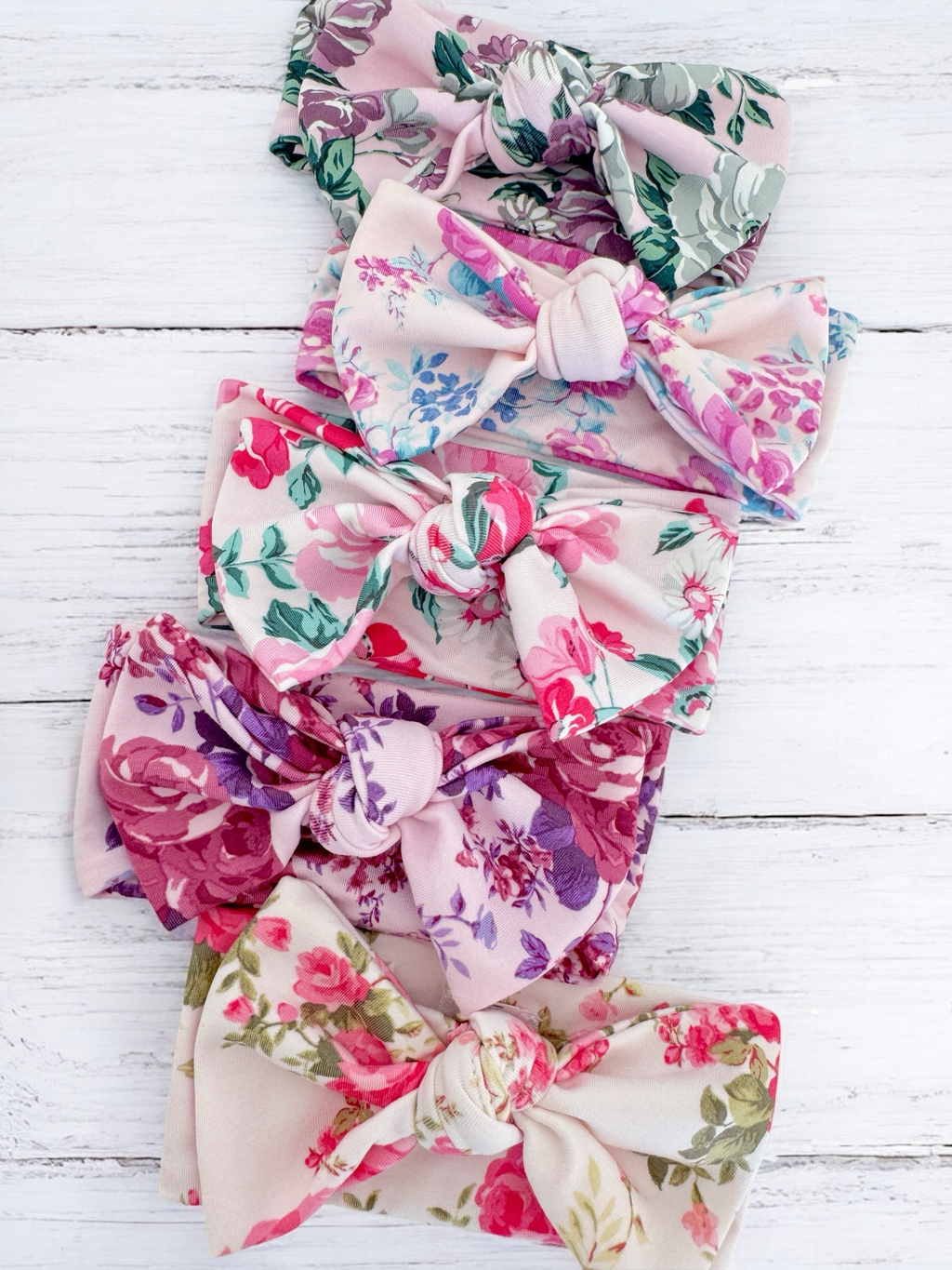 SpearmintLOVE - Knot Bow Violet Rose || 0-12M