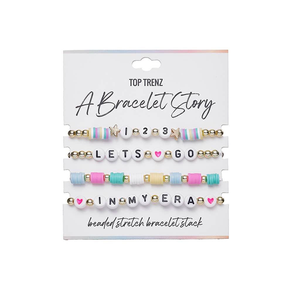 Top Trenz Inc - A Bracelet Story - Eras Edition Beaded Stretch Bracelets Set