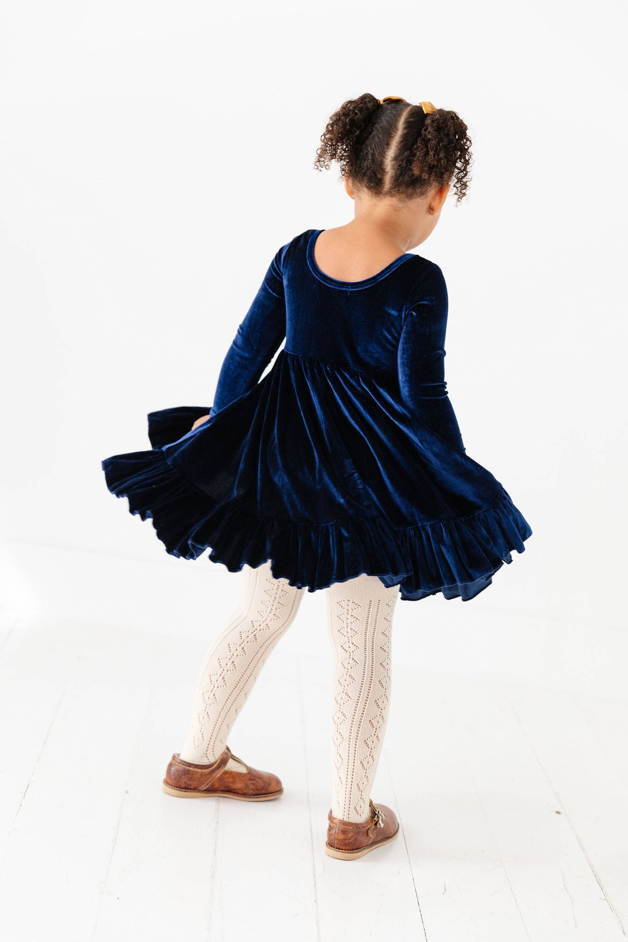 Little Stocking Co. - Fancy Knit Tights - Vanilla: 1-2 YEARS