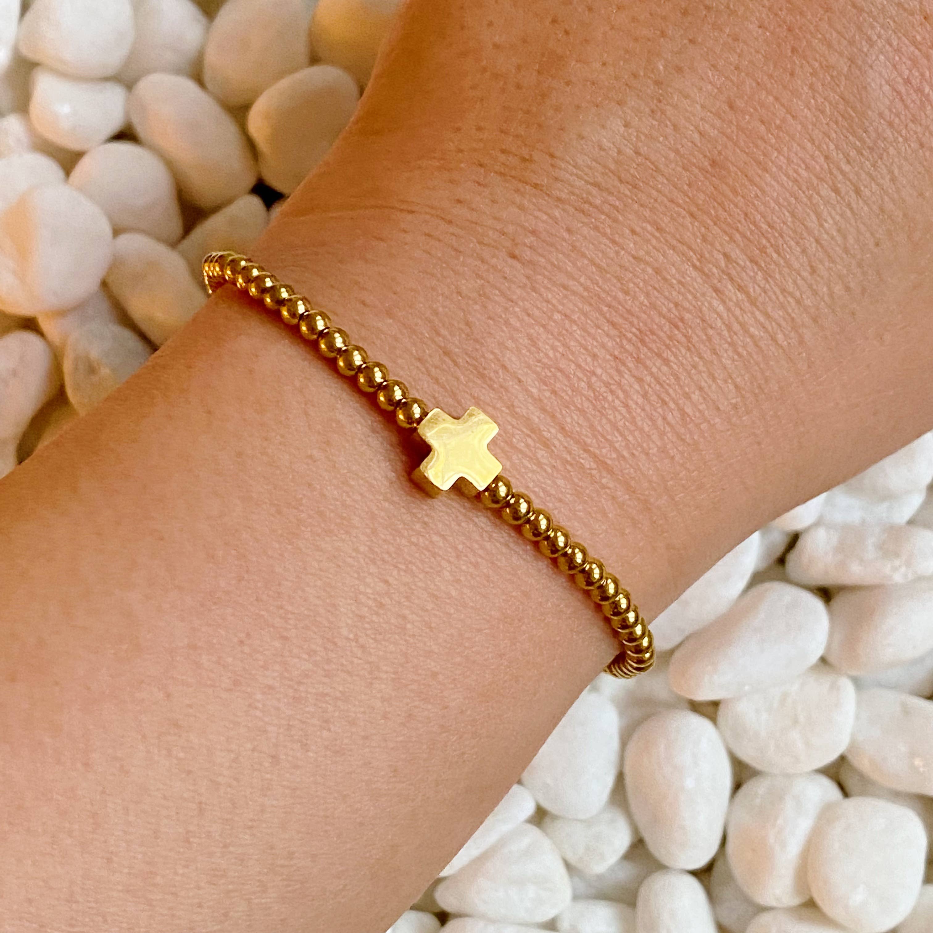 Ellison+Young - So Very Blessed Cross Bracelet