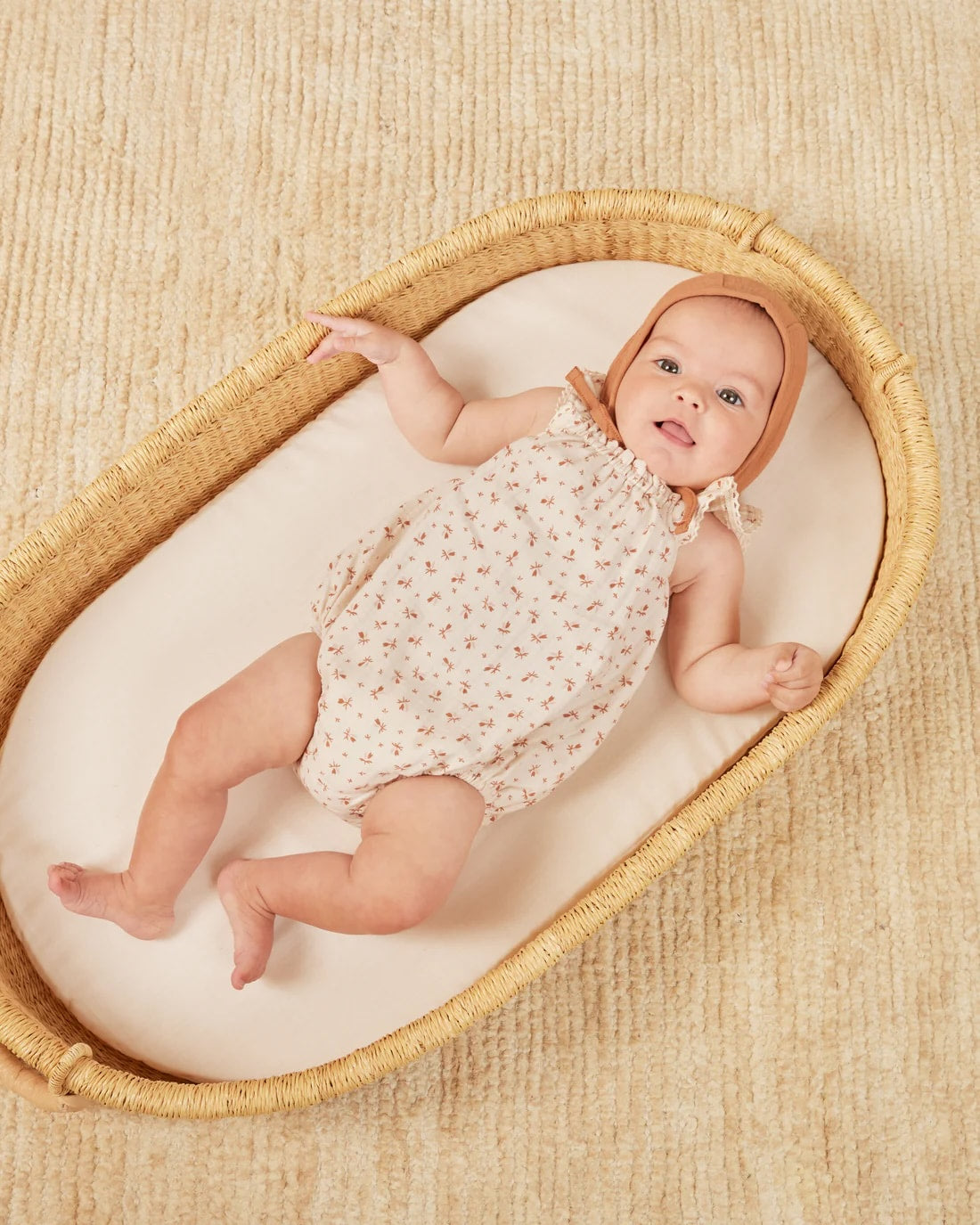 Quincy Mae - Bonnie Romper II Clay Ditsy