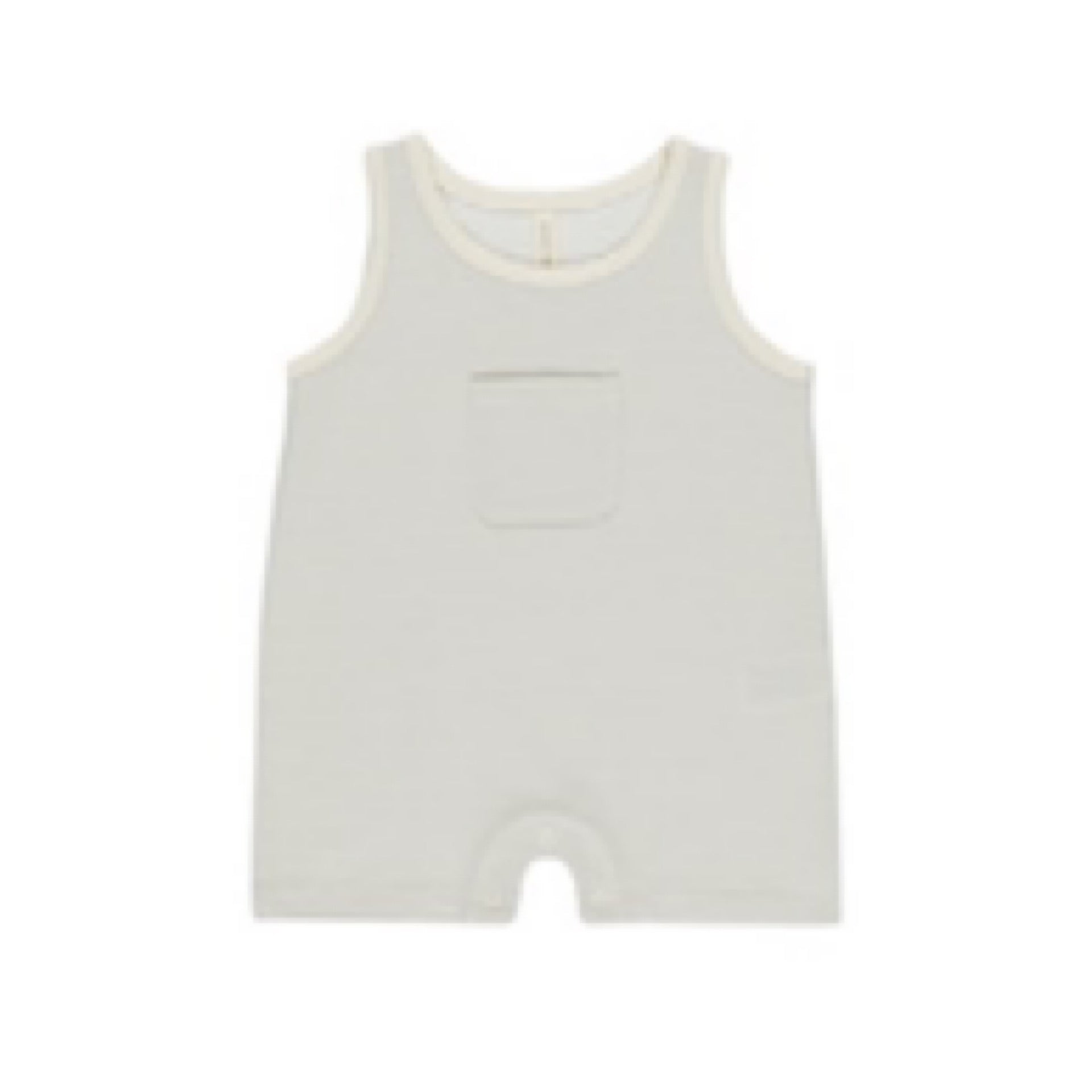 Quincy Mae - Sleeveless One Piece || Sky Micro Stripe