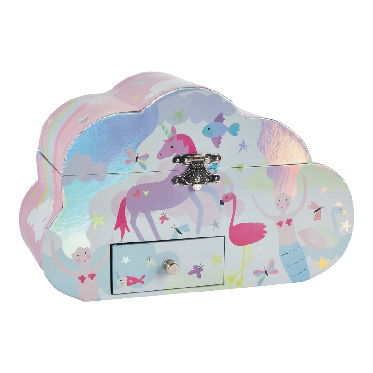 Floss and Rock - Musical Jewellery Box Cloud Shape || Fantasy
