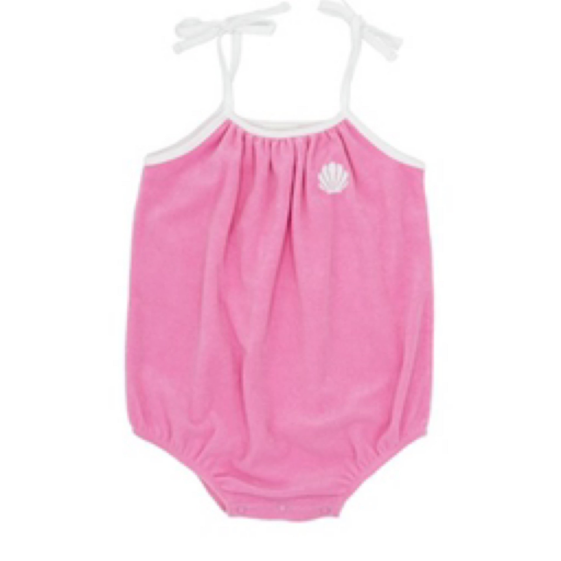 Feather 4 Arrow - Poolside Terry Romper || Pink Carnation