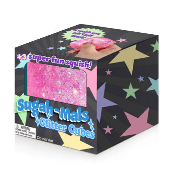 Showcase - Sugah-Mals Glitter Sugar Cube Stress Ball Squishy Fidget Toy (1pc) Color Ships Assorted