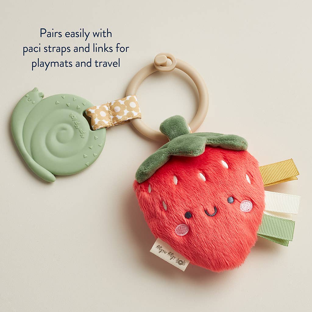 Itzy Ritzy - Itzy Pal™ Plush + Teether || Strawberry