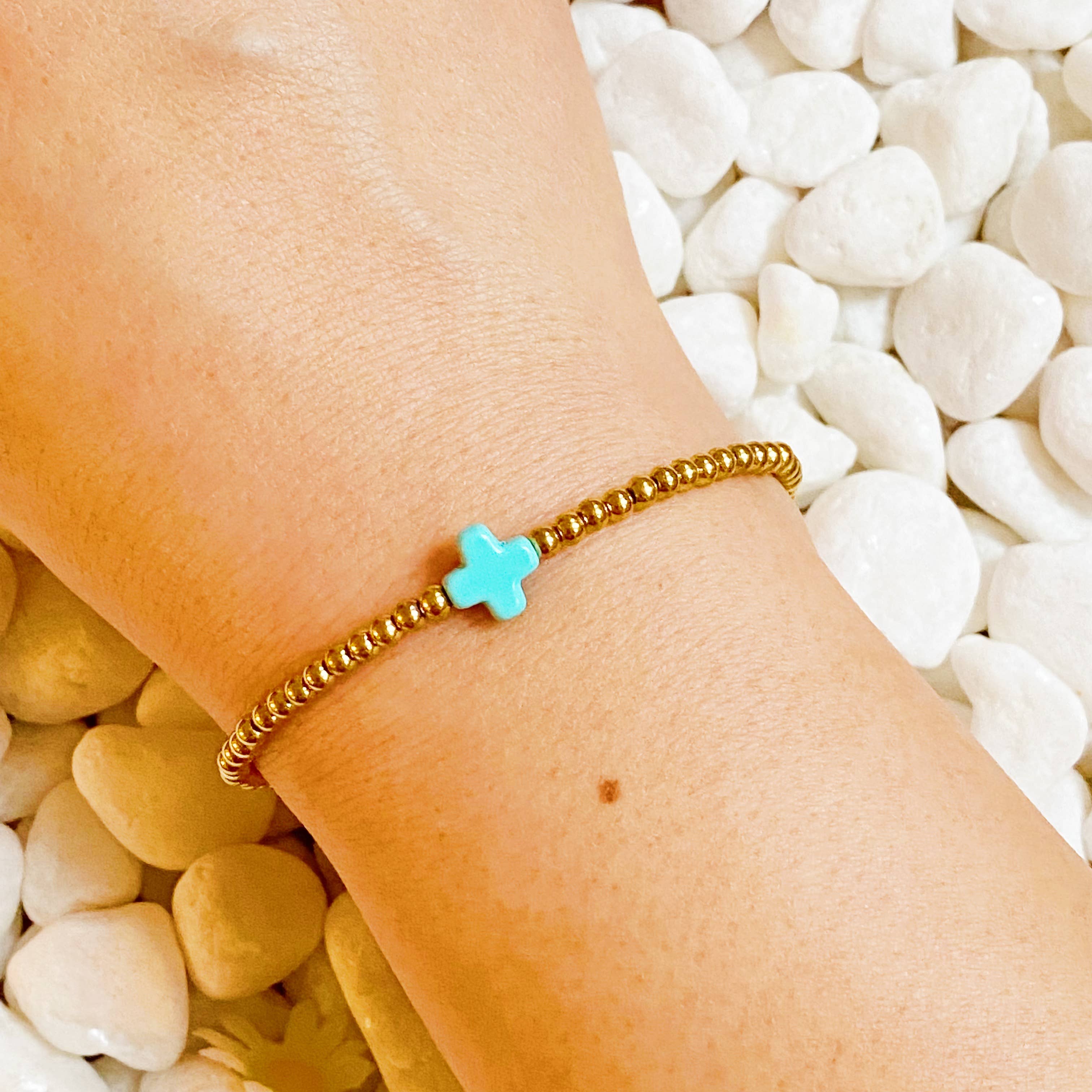 Ellison+Young - So Very Blessed Cross Bracelet