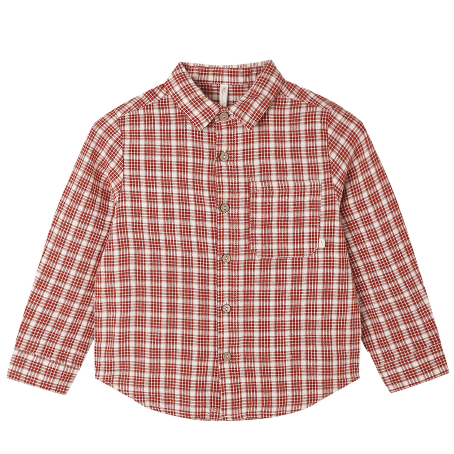 Rylee + Cru - Collared Long Sleeve Shirt || Vintage Plaid