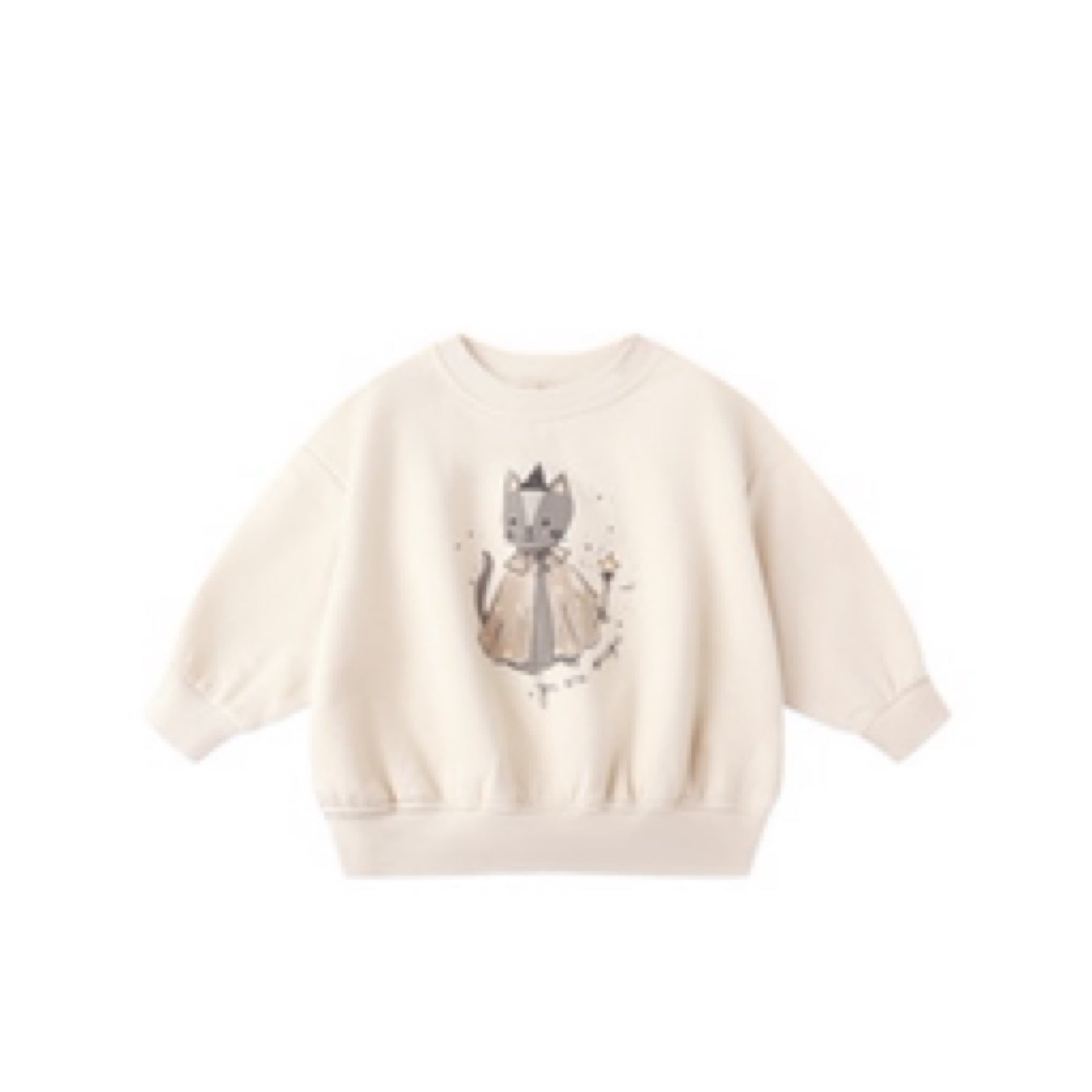 Quincy Mae - Relaxed Fleece Sweat Set || Magic Cat