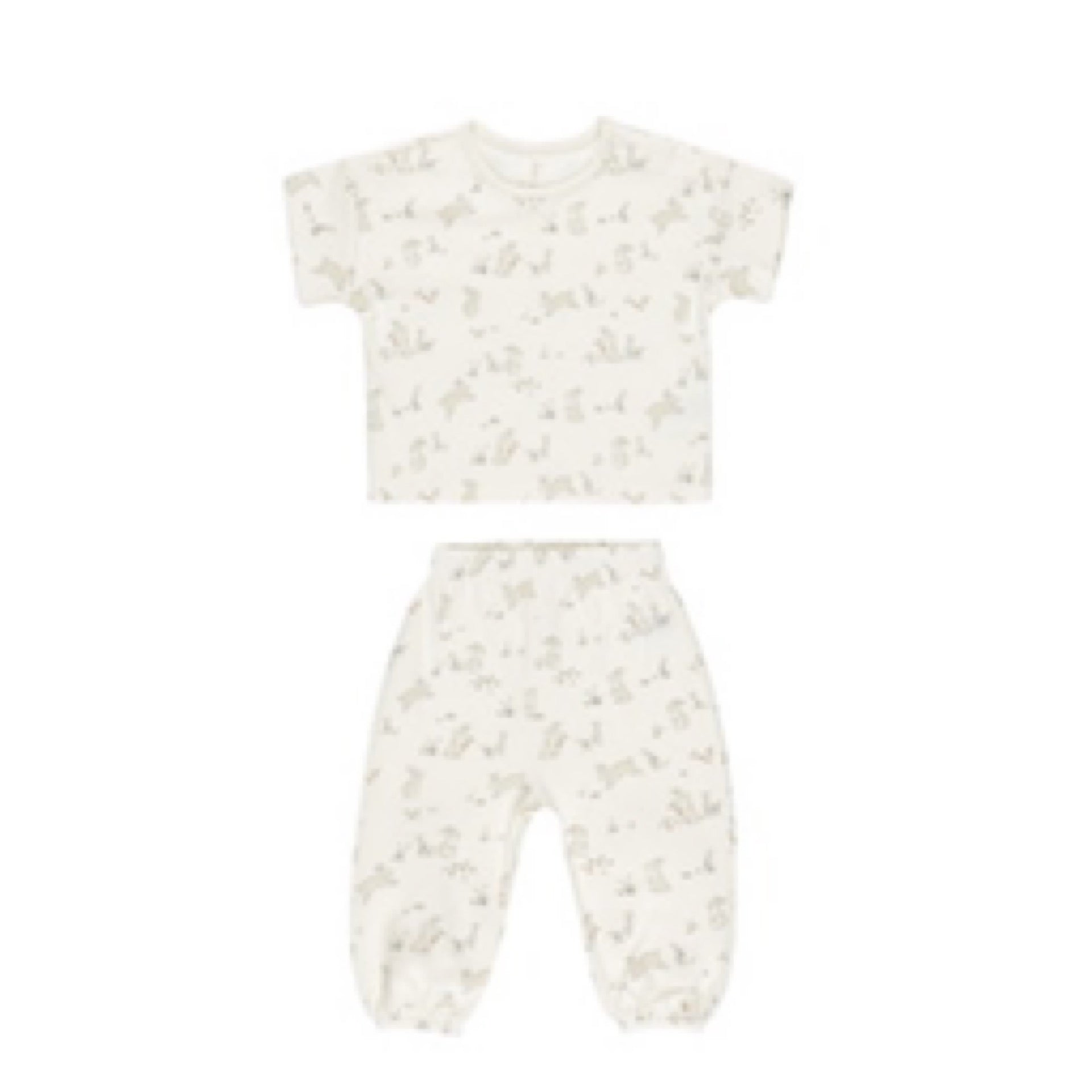 Quincy Mae - Jersey Tee + Pant Set II Bunnies