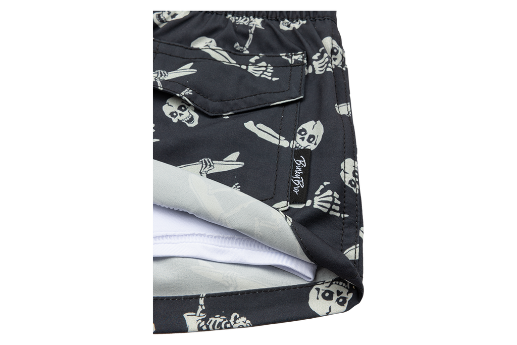 BinkyBro - Kids Swimsuit Crossbones || Black