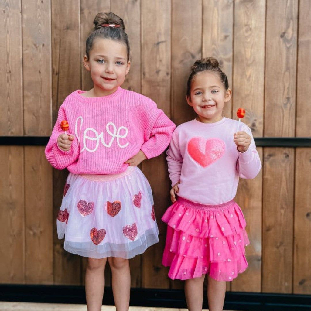 Sweet Wink || Love Valentine's Day Knit Sweater