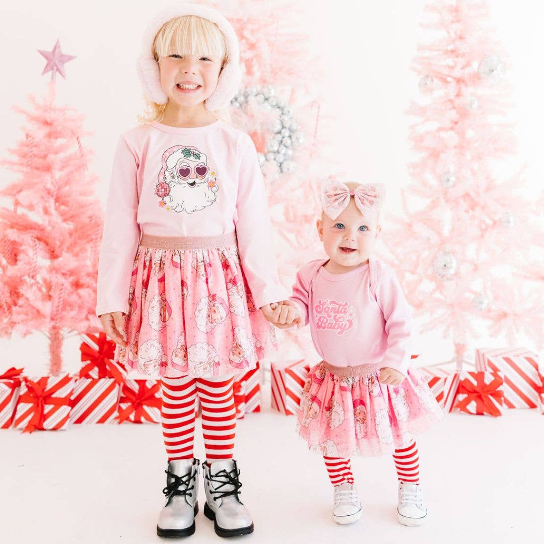 Sweet Wink - Santa Baby Christmas Long Sleeve Bodysuit