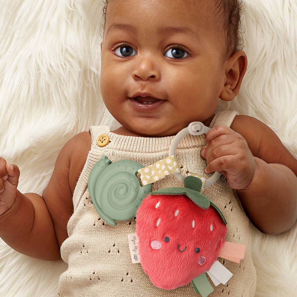 Itzy Ritzy - Itzy Pal™ Plush + Teether || Strawberry