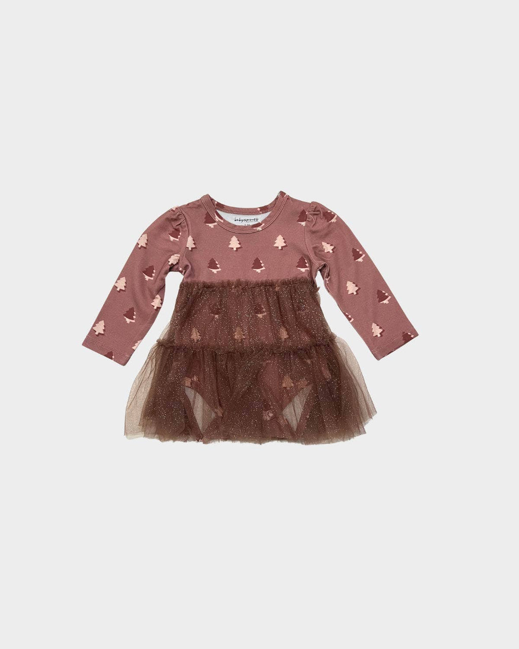 babysprouts clothing company - Tulle Bodysuit Dress || Holiday Tree