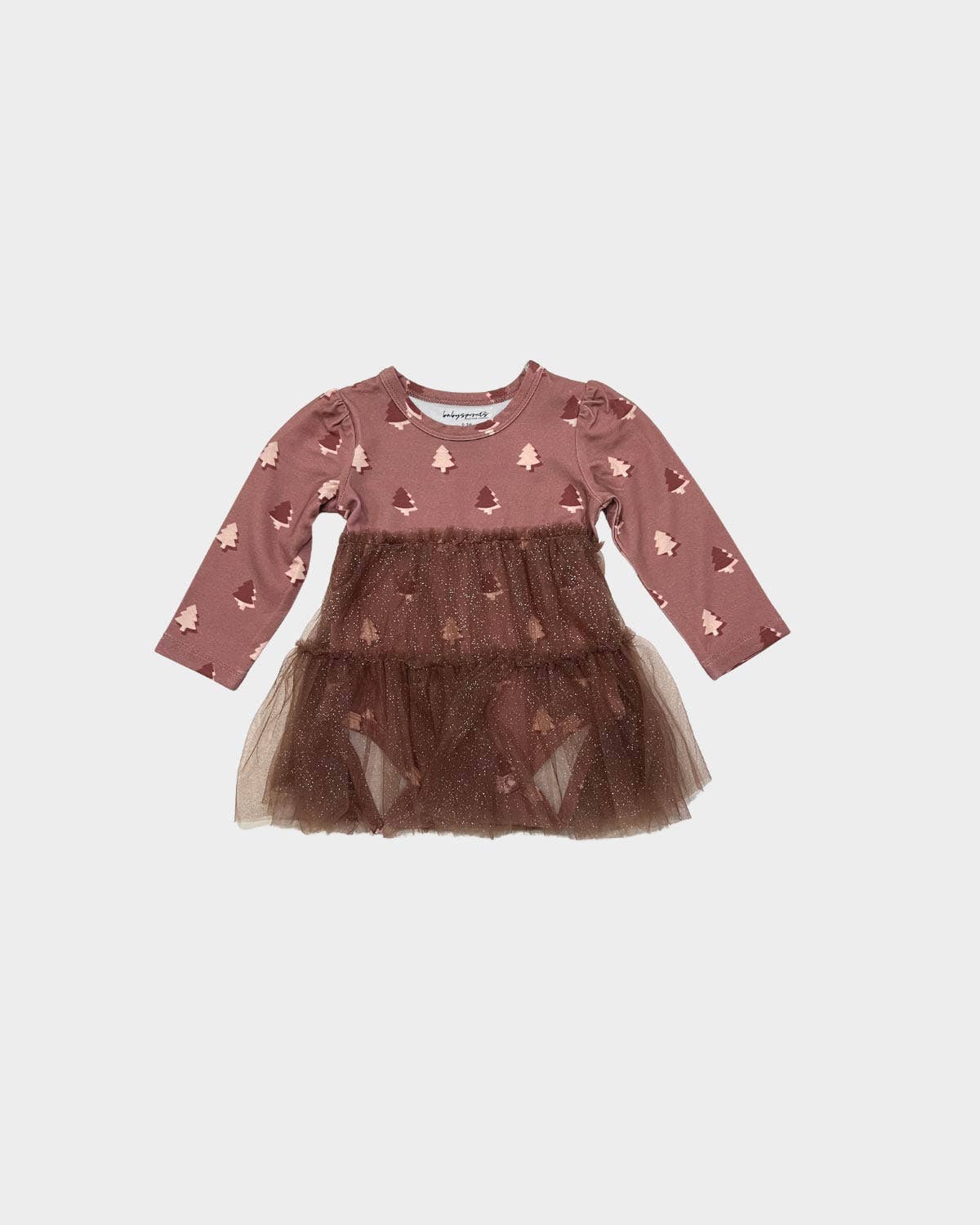 babysprouts clothing company - Tulle Bodysuit Dress || Holiday Tree