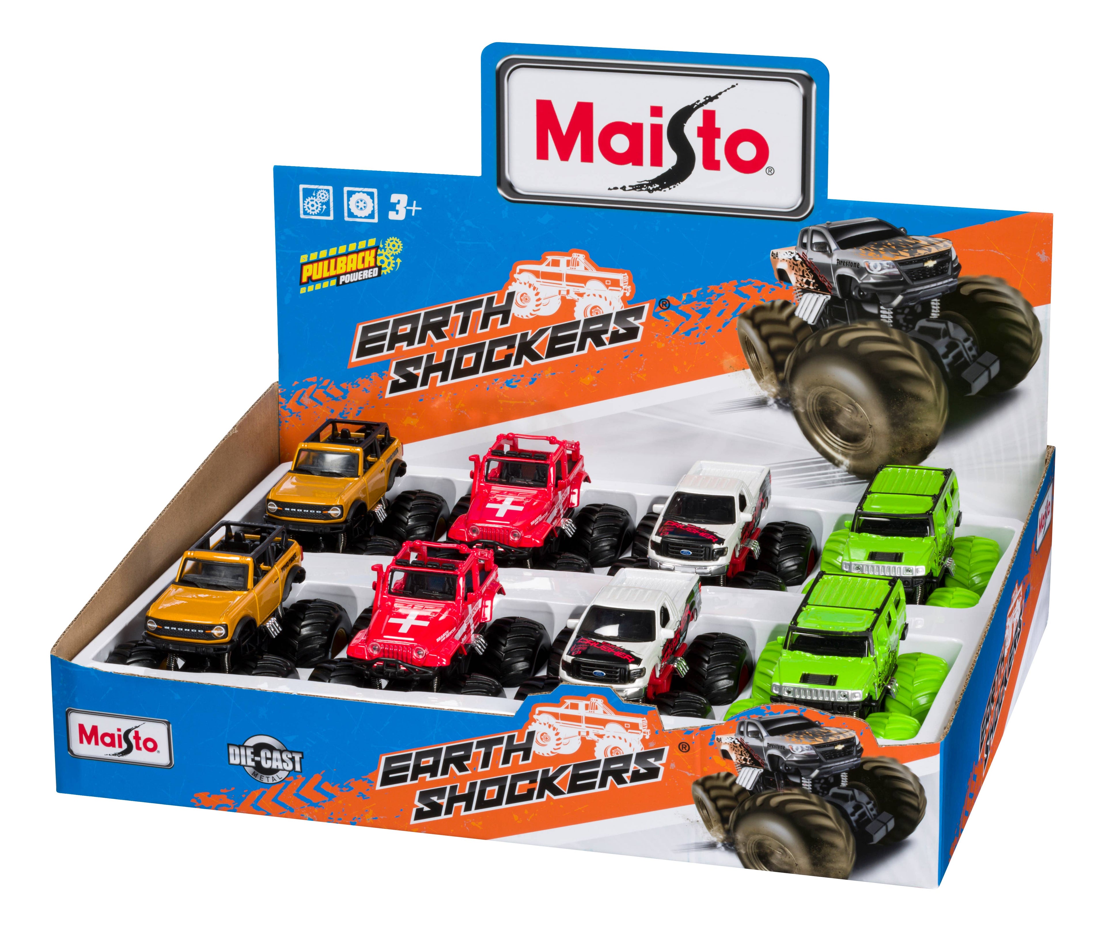 Toysmith - Toysmith Earth Shockers Toy Car Monster Trucks