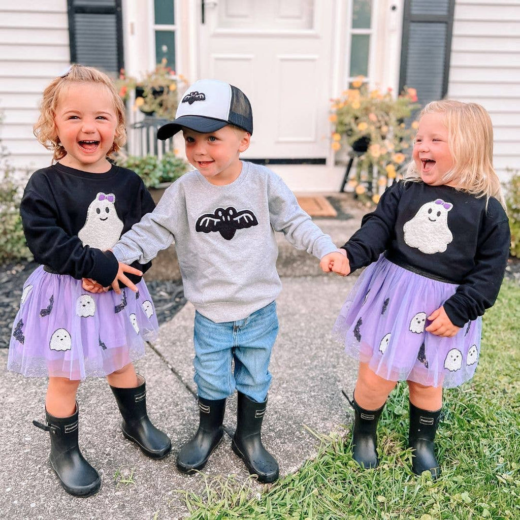 Sweet Wink || Ghost and Bat Sequin Halloween Tutu