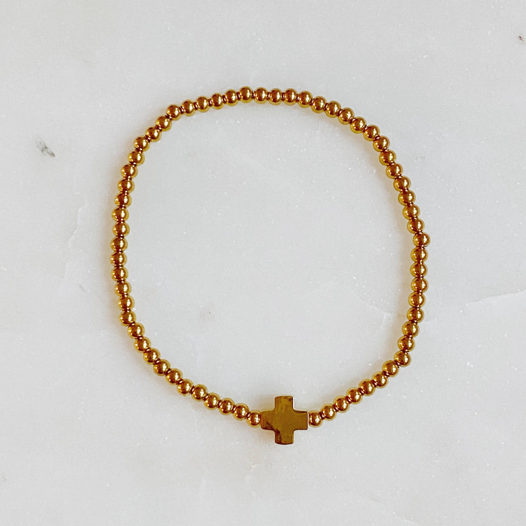 Ellison+Young - So Very Blessed Cross Bracelet