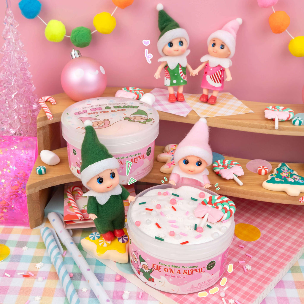 Kawaii Slime Company - Elf on a Slime Butter Signature Dome™ Slime