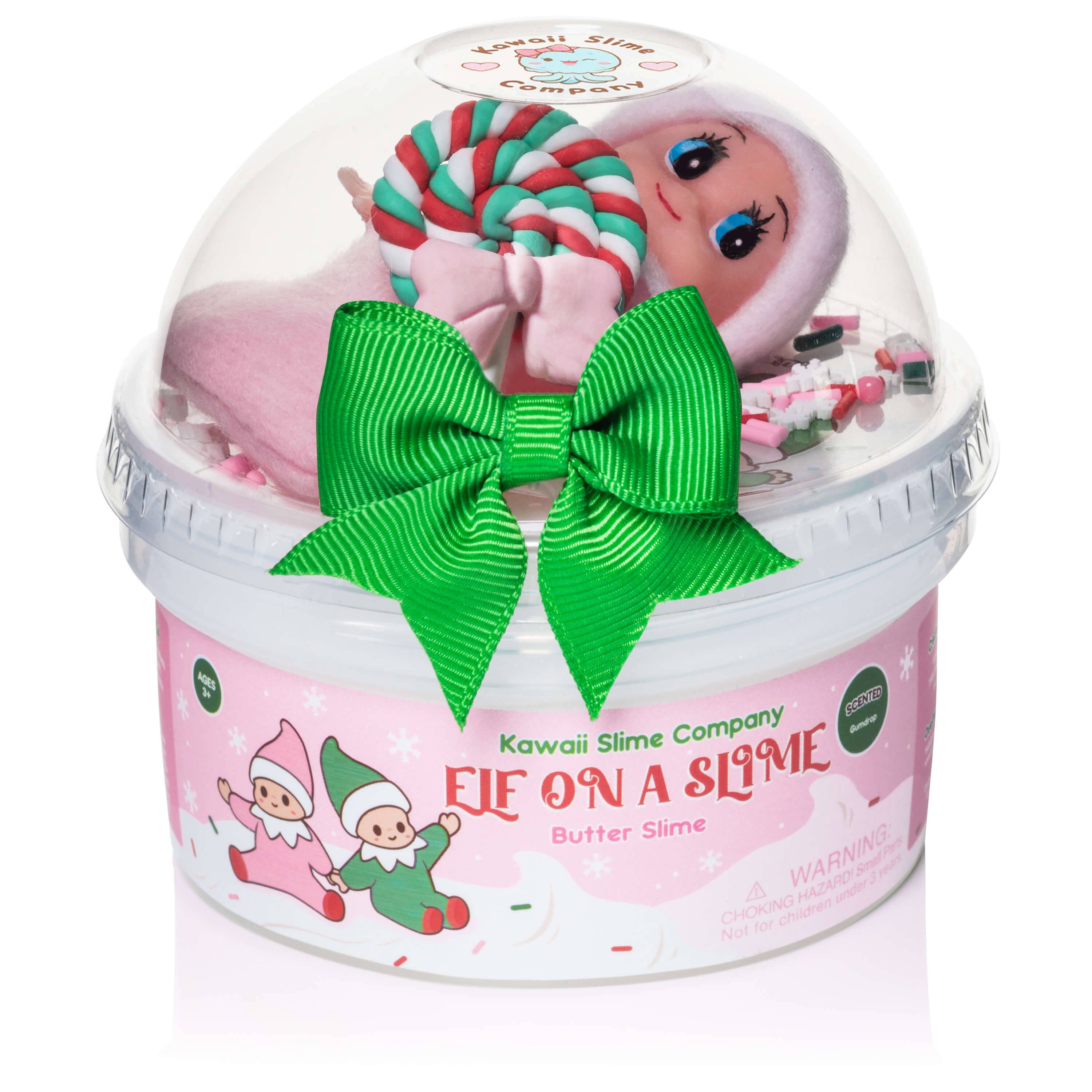 Kawaii Slime Company - Elf on a Slime Butter Signature Dome™ Slime
