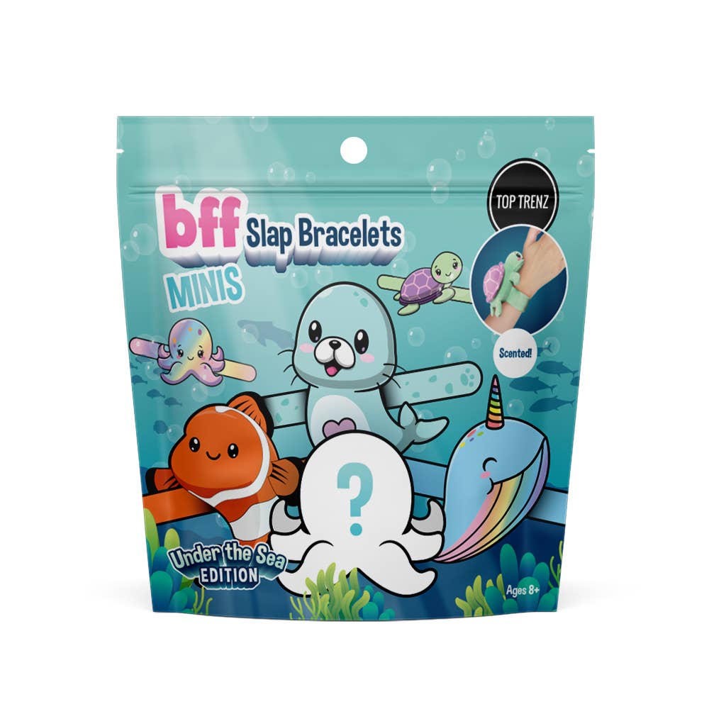 Top Trenz Inc. - BFF Plush Slap Bracelet Minis Blind Bags - Under the Sea