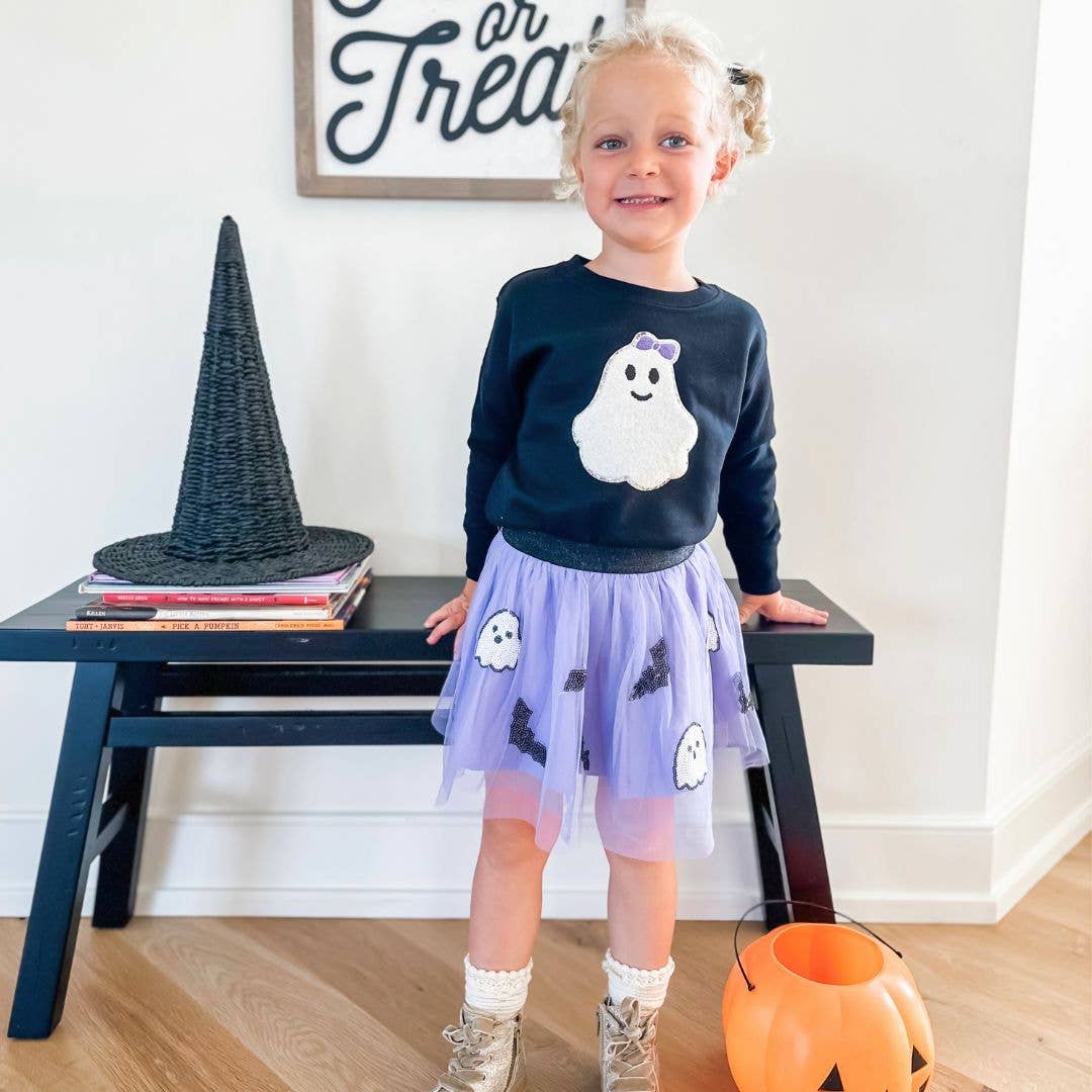 Sweet Wink || Ghost and Bat Sequin Halloween Tutu