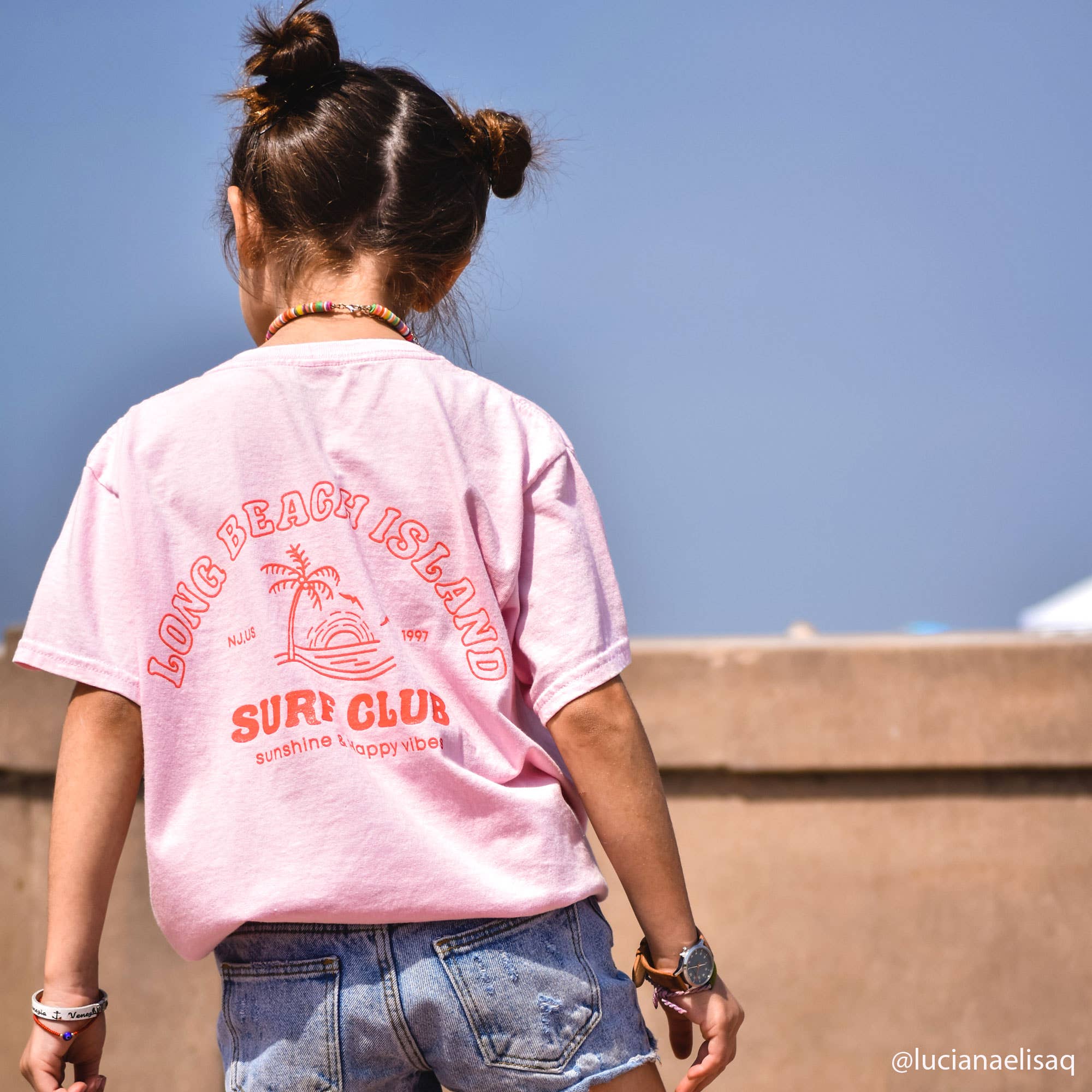 Port 213 - Island T-Shirt || Pink