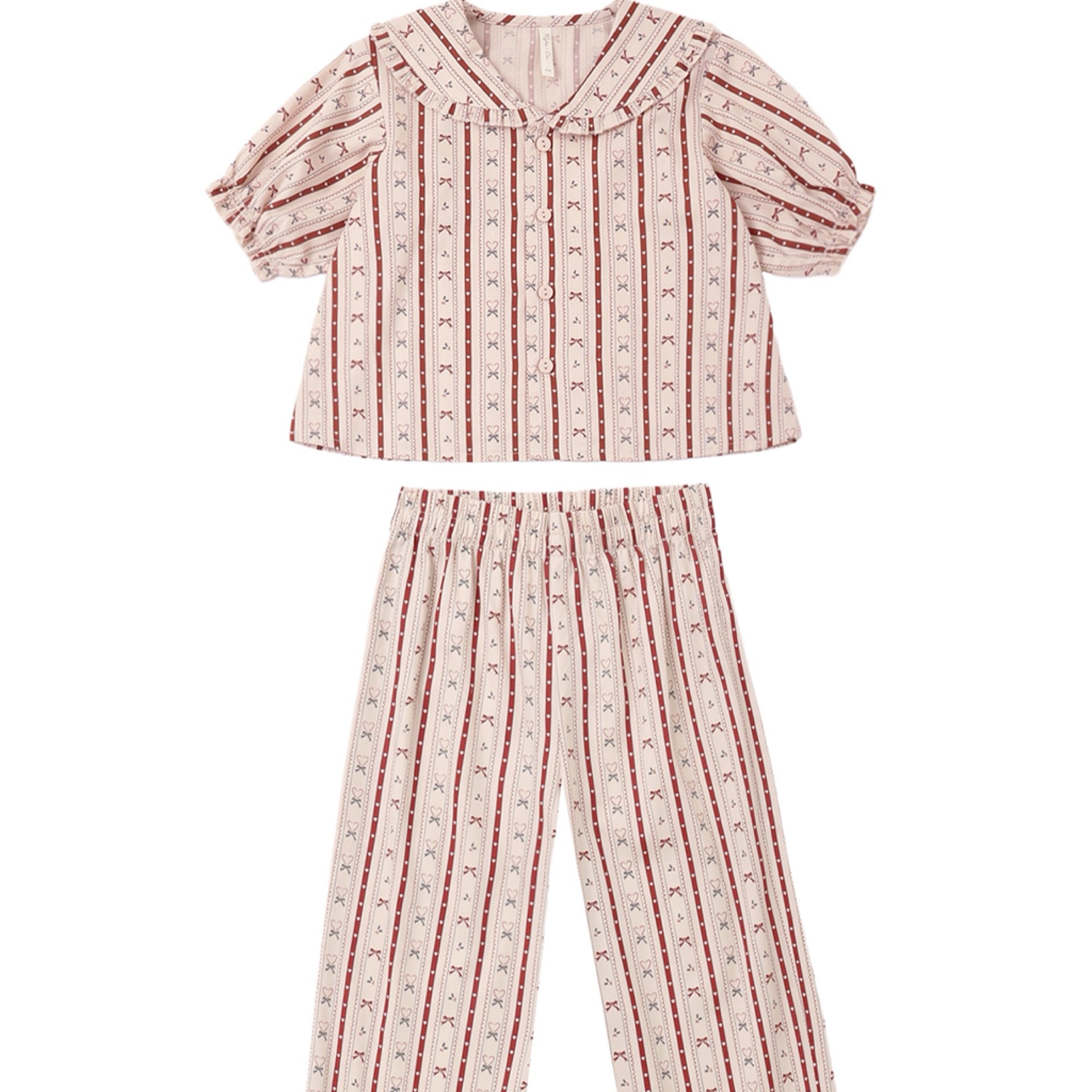 Rylee + Cru - Ruffle Pajamas || Candy Cane Lane