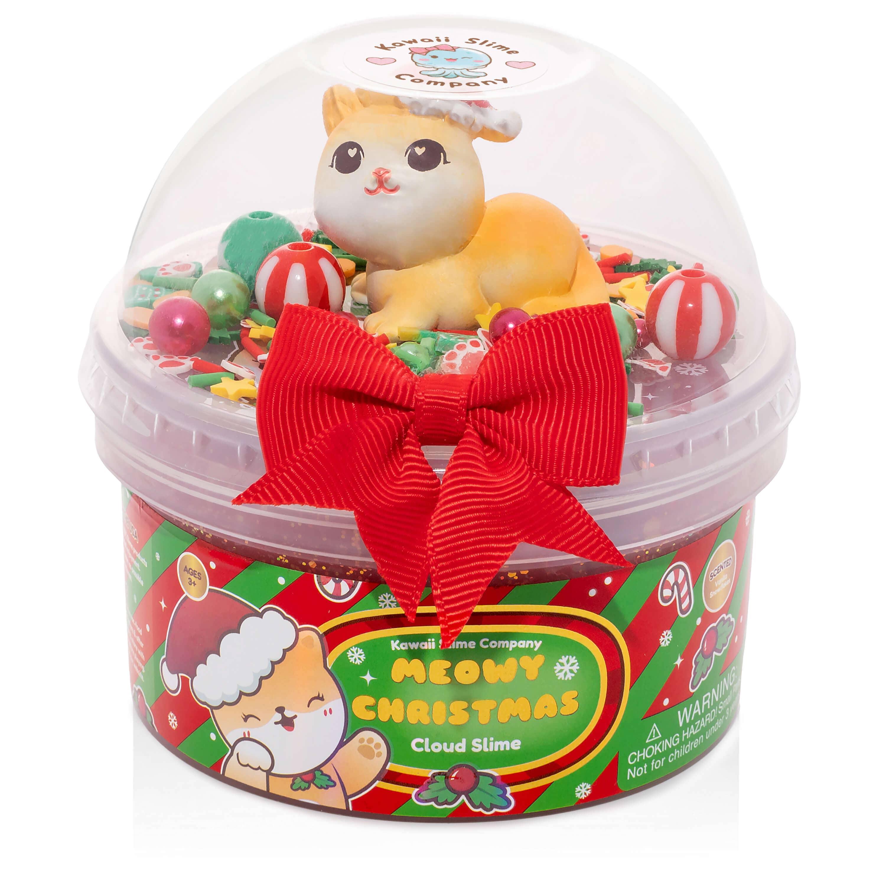 Kawaii Slime Company - Meowy Christmas Cloud Slime