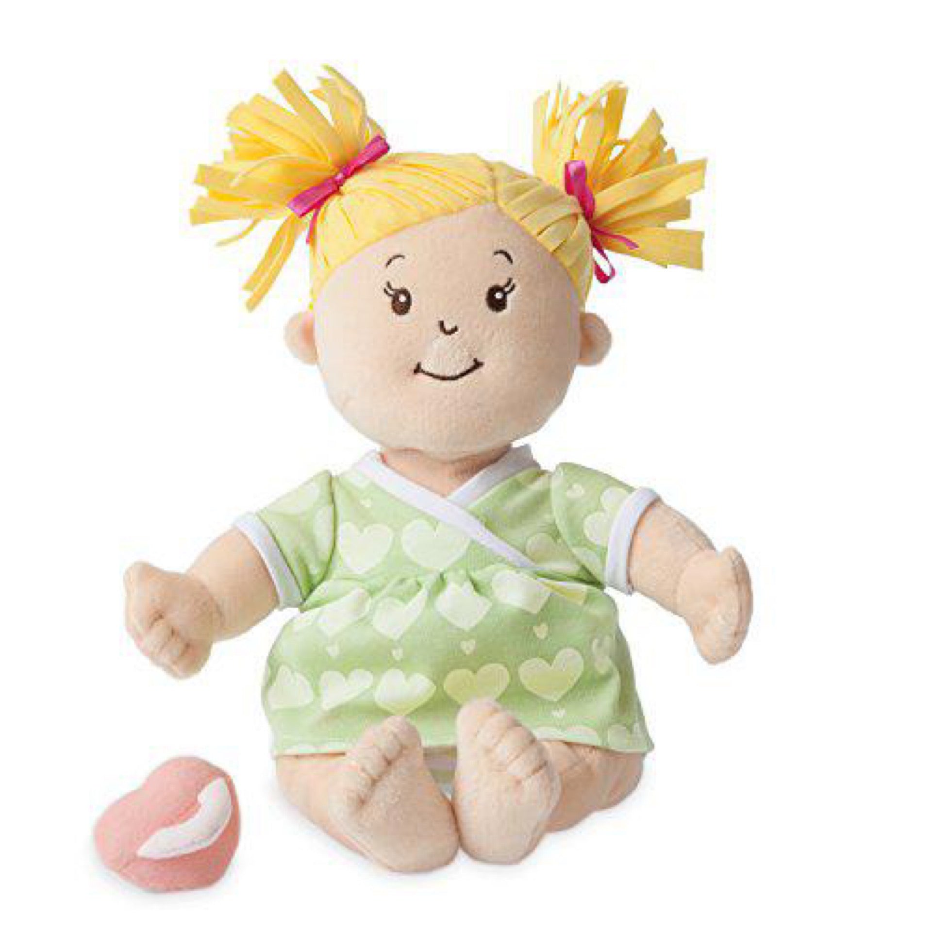 Manhattan Toy Baby Stella Blonde Soft First Baby Doll For Ages 1 Year and Up