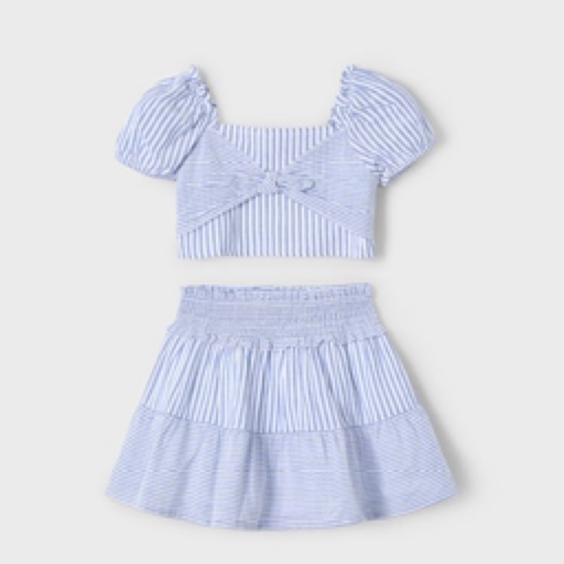 Mayoral - Striped Skirt Set