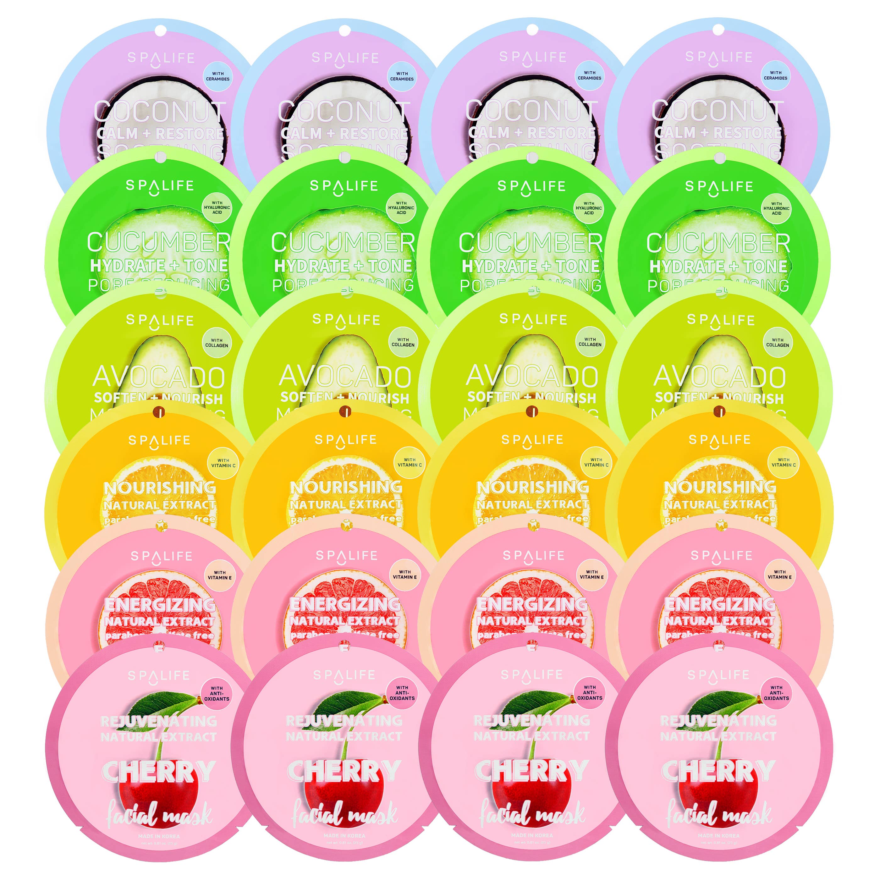 My Spa Life - Korean Fruit Infused Face Masks